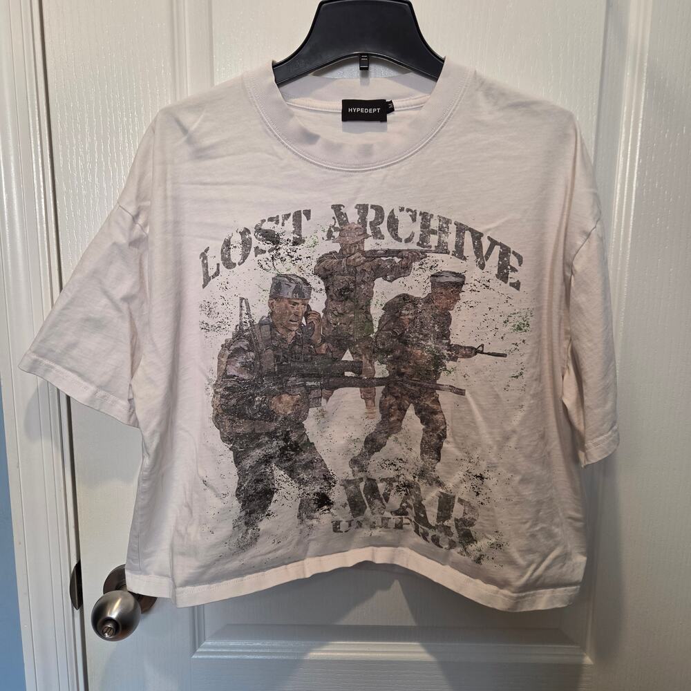 Hypedept Lost Archive War Uniform tee sz M streetwear